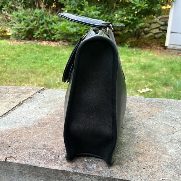 Coach Vintage New York Bonnie Cashin Slim Satchel Black 9425 - Picture 5 of 11